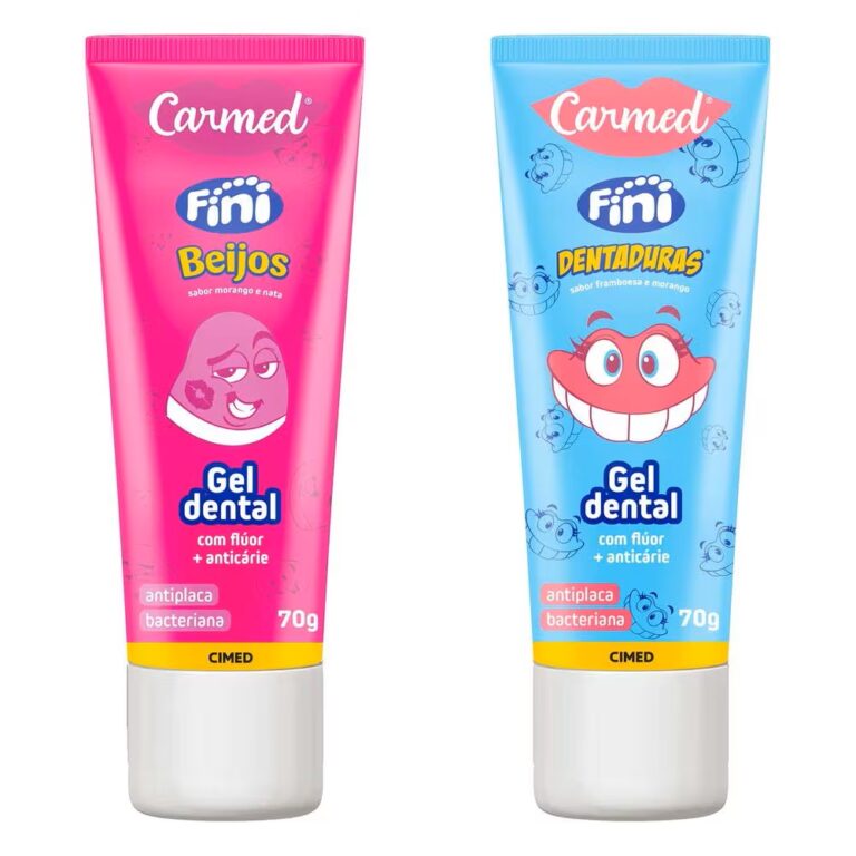 Creme Dental Carmed Fini Sabor Inspirado nos Doces Fini